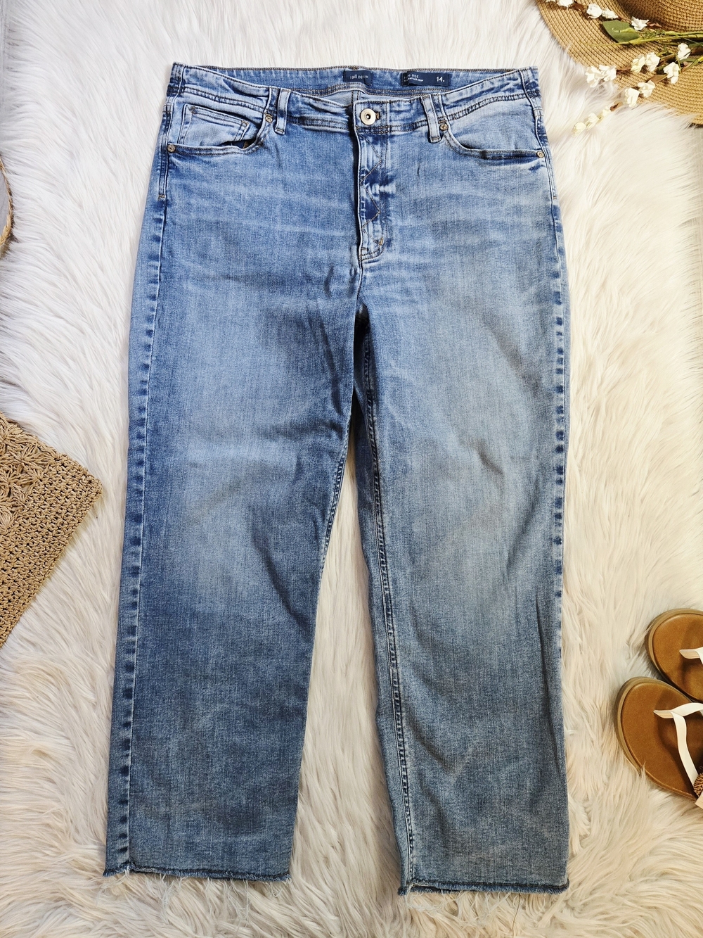 J. Jill Light Blue Straight Leg Jeans